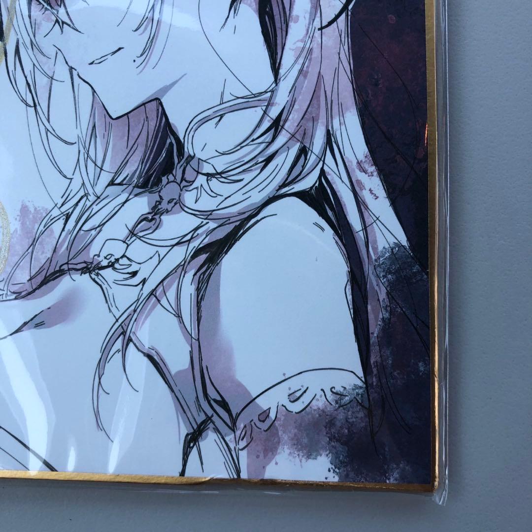 Vtuber 飯田ぽち。 3D化記念グッズ　直筆サイン色紙 メロブ