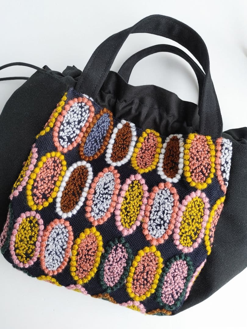 1点のみミナペルホネン 激レアtarte 小ぶり巾着バッグ ショルダーにも