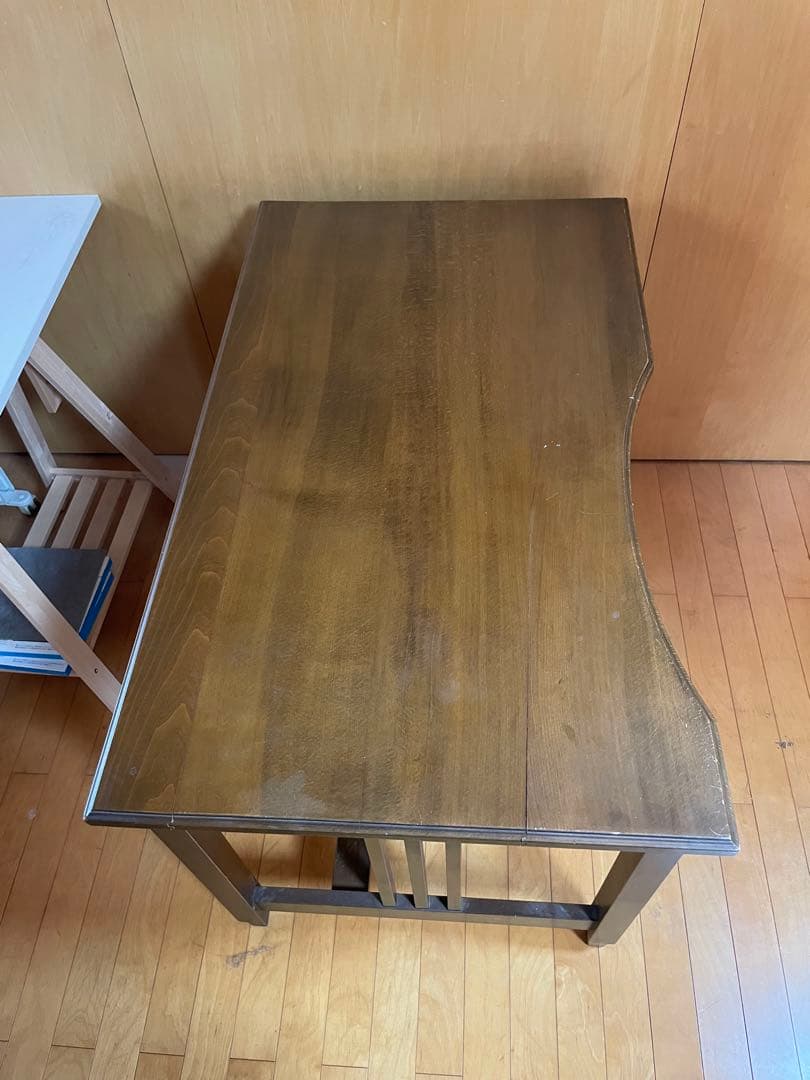 アンティーク木製文机 ダークブラウン