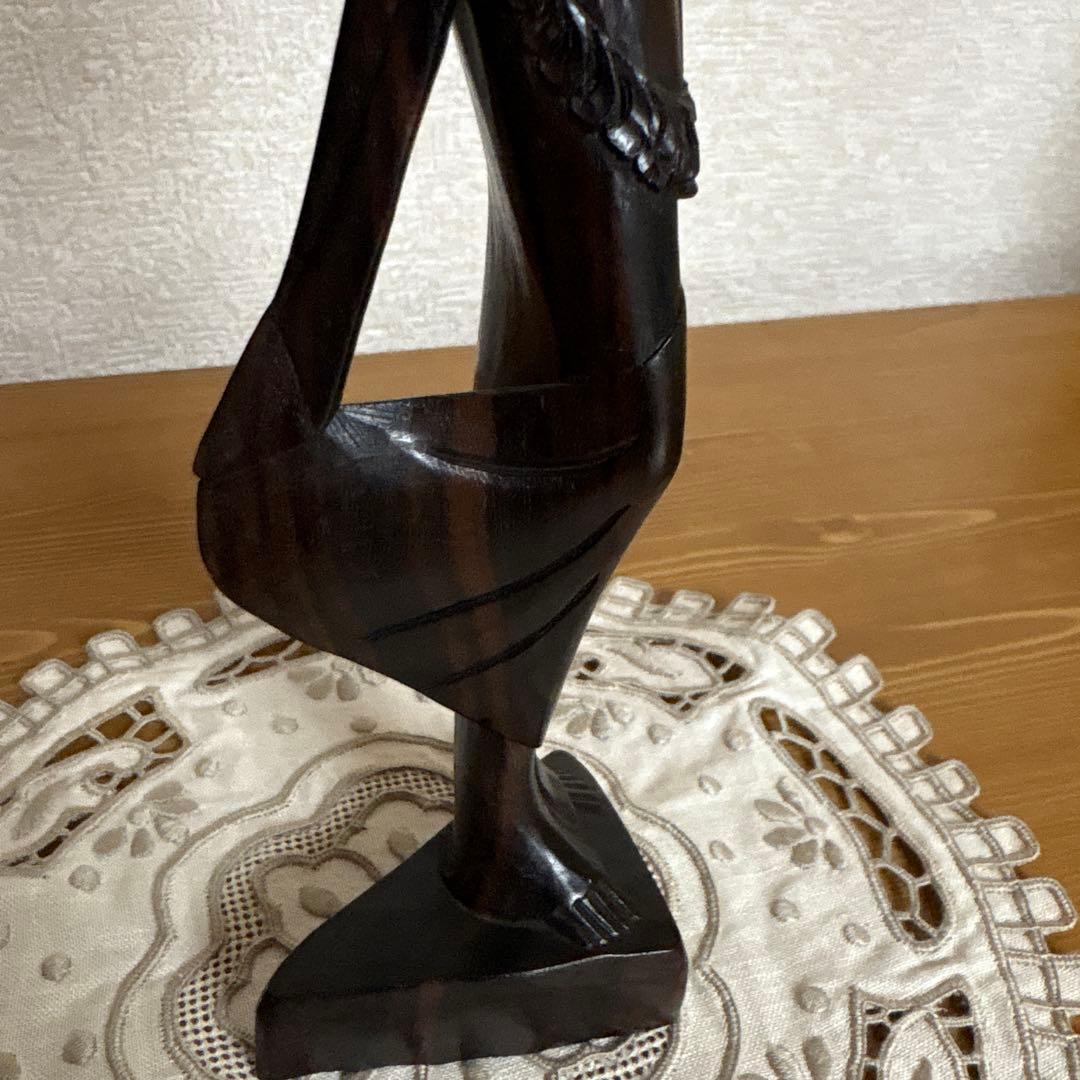 アジアンスタイル インドネシア バリ島 インテリア木製彫刻 約33cm