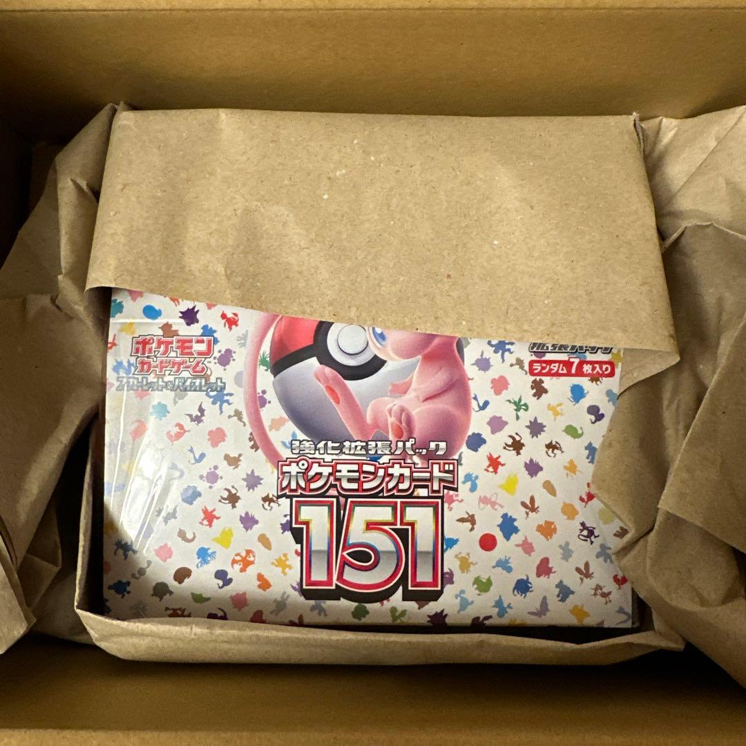 ポケモンカード151ボックス　シュリンク付き