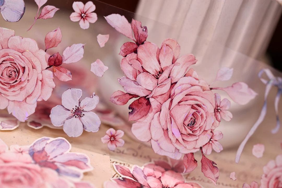 ⭐️SALE⭐️小白家文創《朝雾》海外マスキングテープ　マステ 【2514】