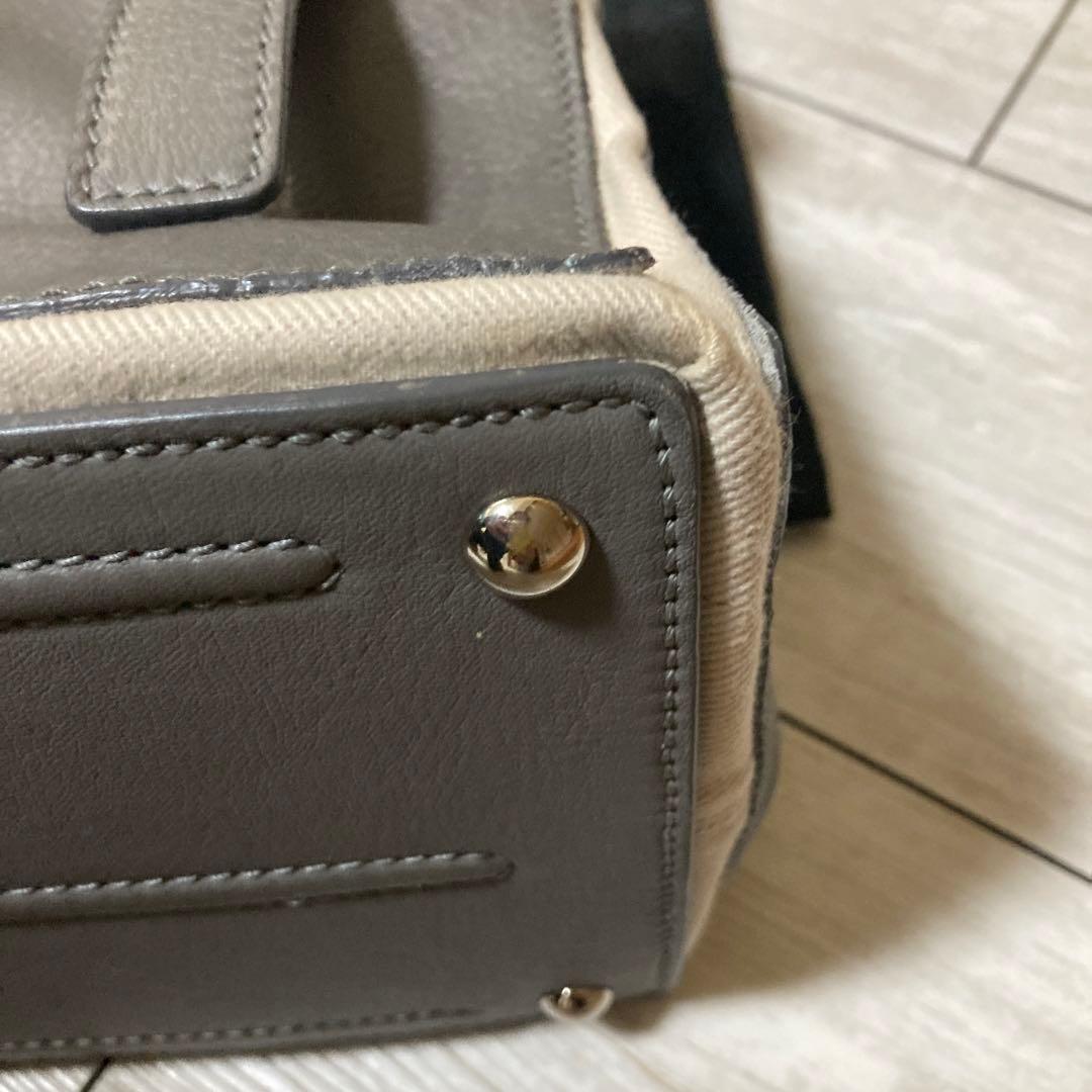 SAINT LAURENT グレー ハンドバッグ
