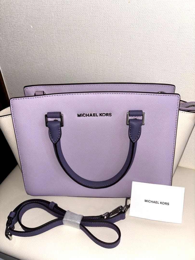 （未使用品）マイケルコース ハンドバッグ ショルダーバッグ　パープル　ラベンダー