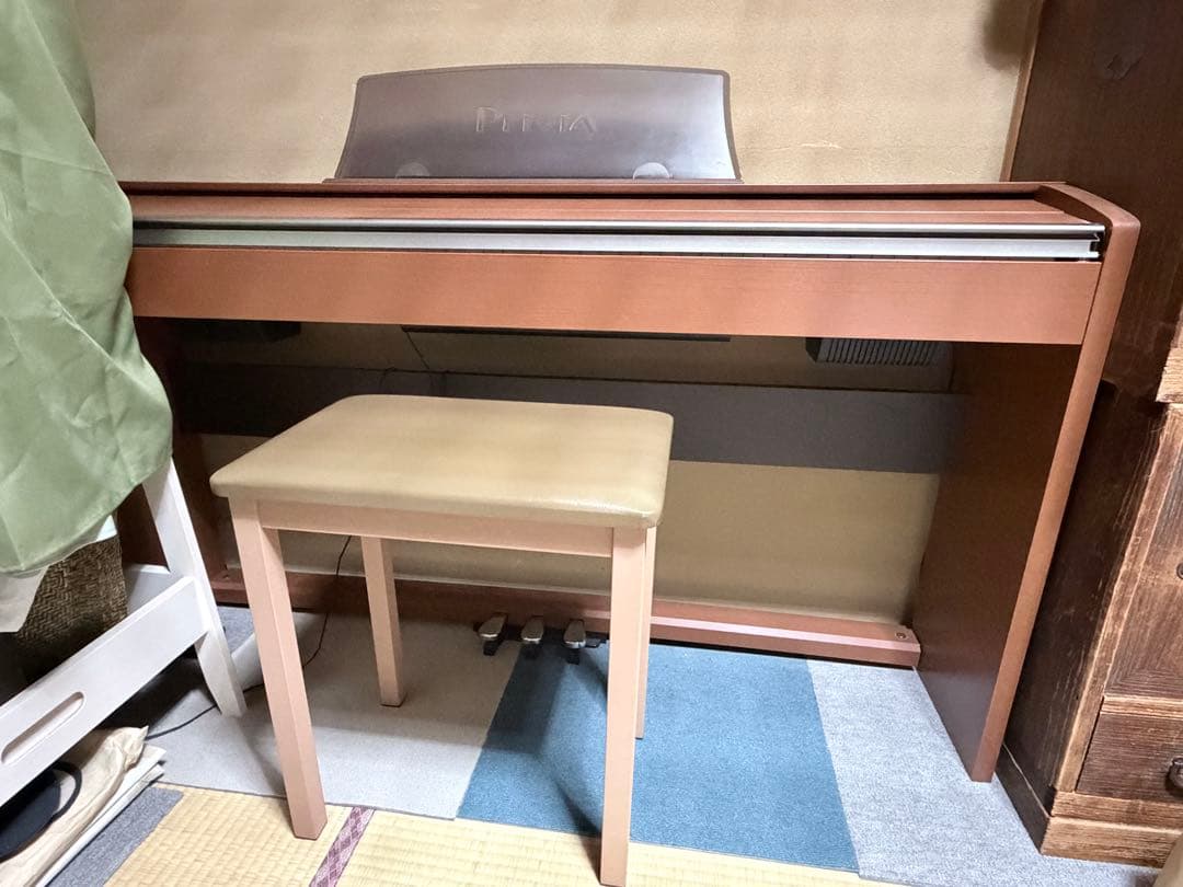 CASIO PX-730CY ブラウン 電子ピアノ 椅子付き CASIO Privia 電子ピアノ PX-730CY