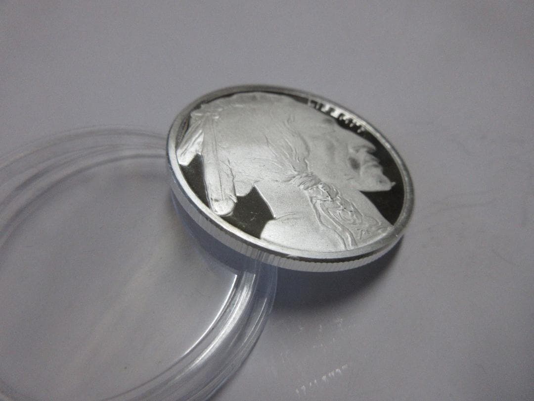 銀*ー様 シルバー　　インディアン　31.2g 　銀貨　未使用 　g088