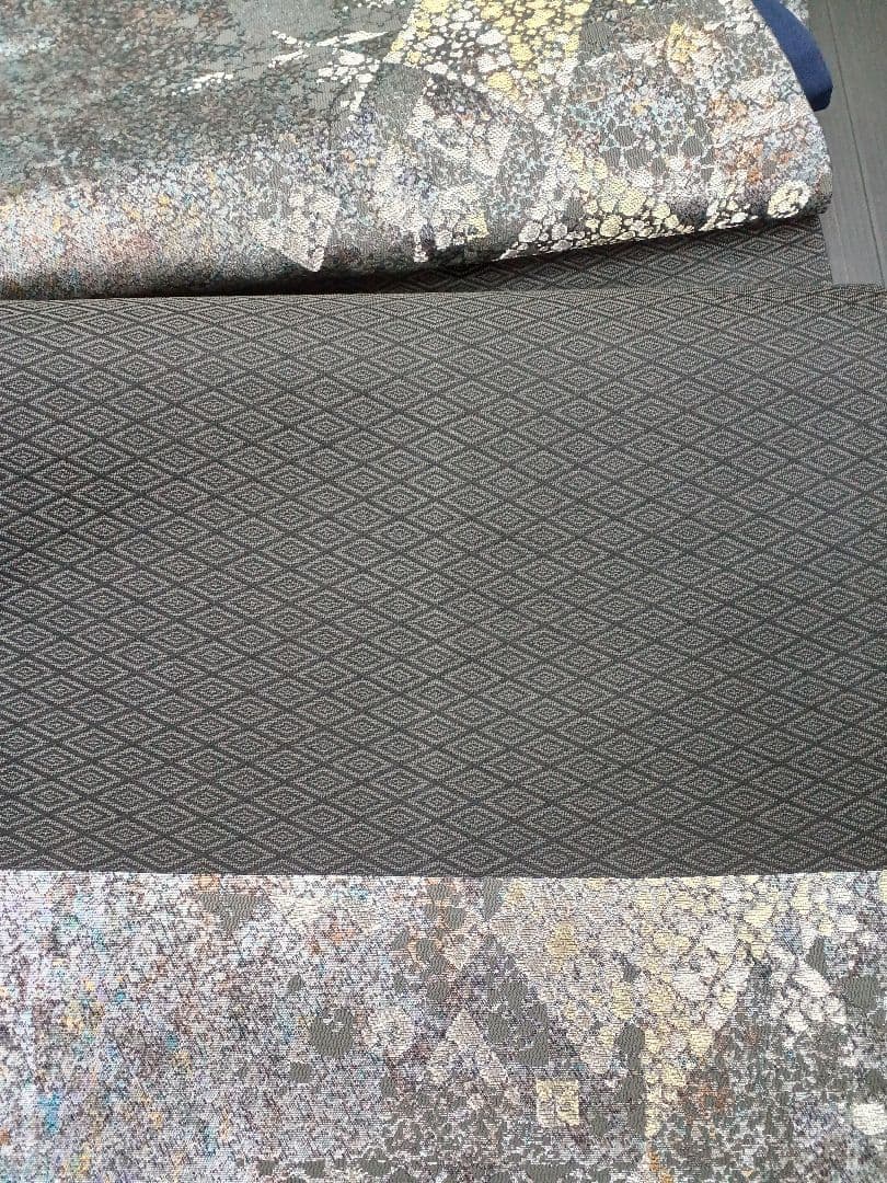 ［六通］袋帯　中古美品　藍染 O-330