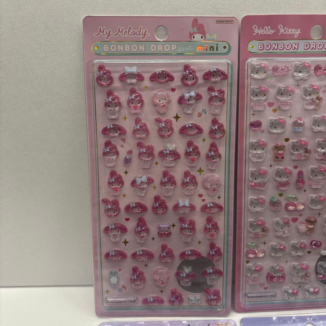 正規品 サンリオ ボンボンドロップ シール mini 8枚 コンプリート
