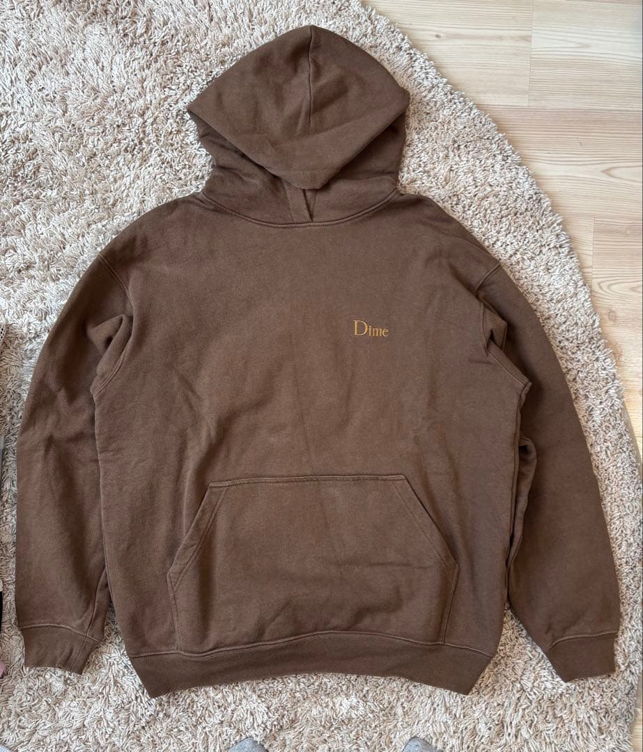 dimemtl パーカー　ブラウン