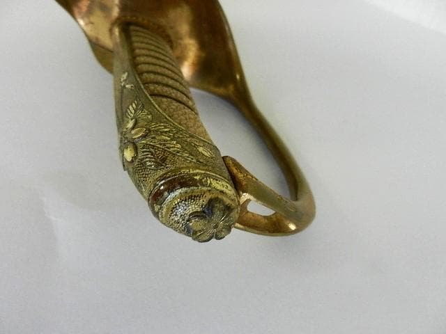 昭和初期の旧海軍士官儀礼用・指揮用サーベル型軍刀　長剣模造刀　全長８４．５㌢