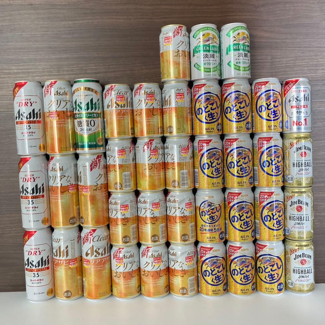 お酒 まとめ売り 詰め合わせ ビール 発泡酒 のどごし生 クリアアサヒ