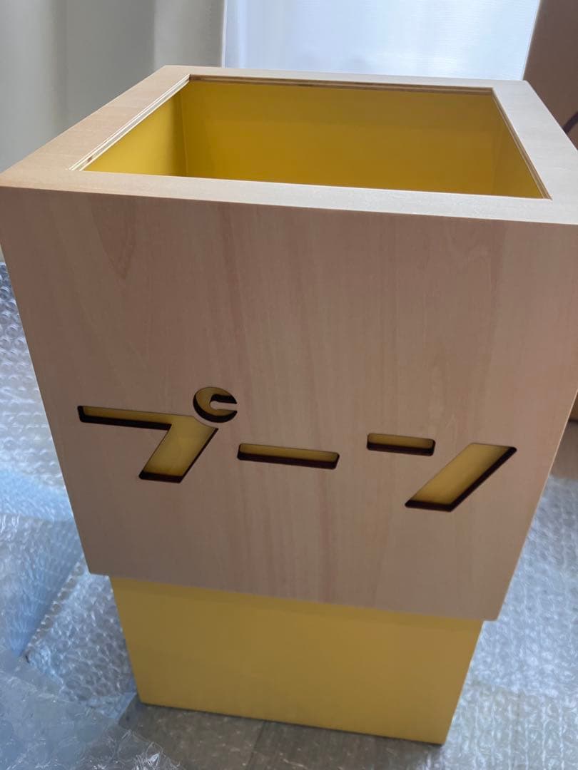 ヤマト工芸×瀬戸弘司 W CUBE ブラウン/ナチュラル梱包段ボール付属