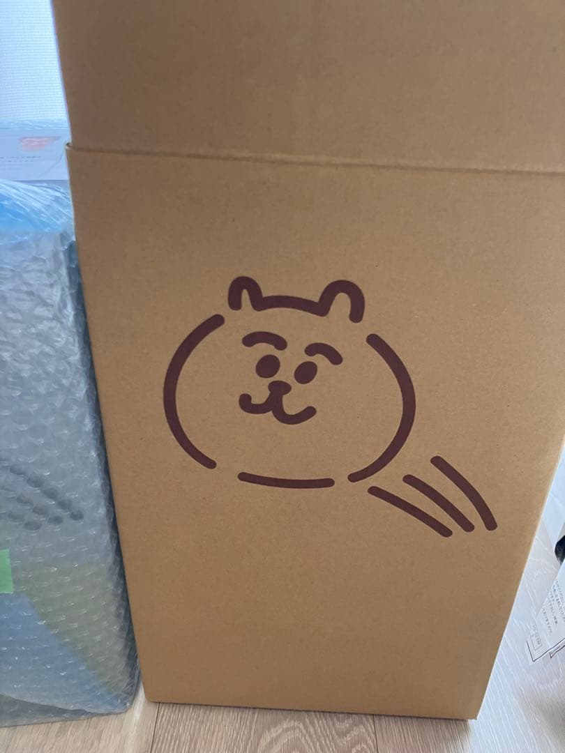 ヤマト工芸×瀬戸弘司 W CUBE ブラウン/ナチュラル梱包段ボール付属