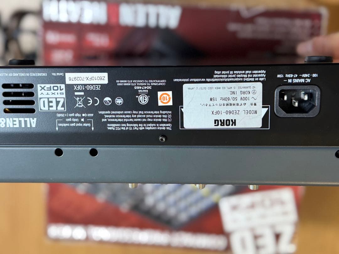 配信機器・PA機器・レコーディング機器 ALLEN&HEATH ZED60-10FX