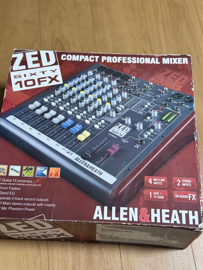 配信機器・PA機器・レコーディング機器 ALLEN&HEATH ZED60-10FX