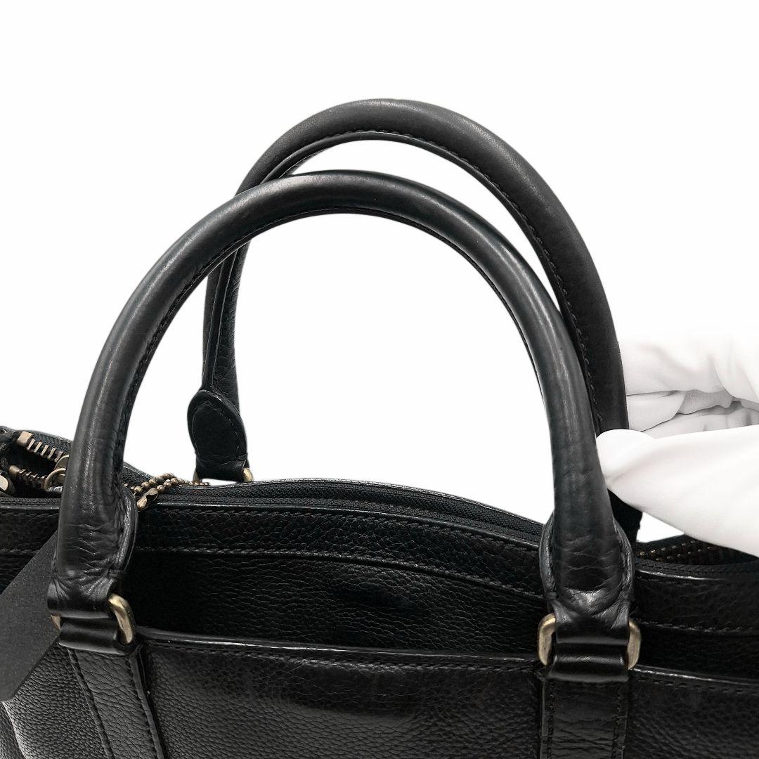 【COACH】コーチ　ビジネスバッグ　メトロポリタン　レザー　2WAY　ブラック