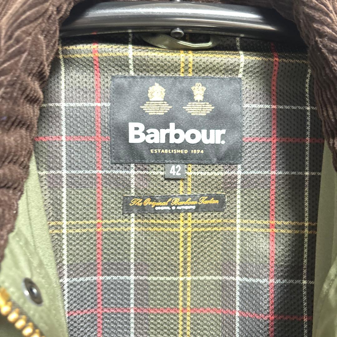 ［新品未使用品］Barbour オリーブグリーン アウター　42
