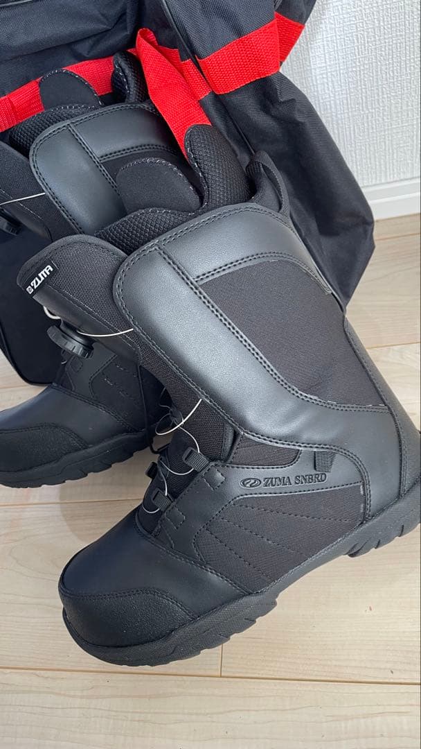 【ZUMA】スノーボードブーツ ブラック 収納バッグ付き