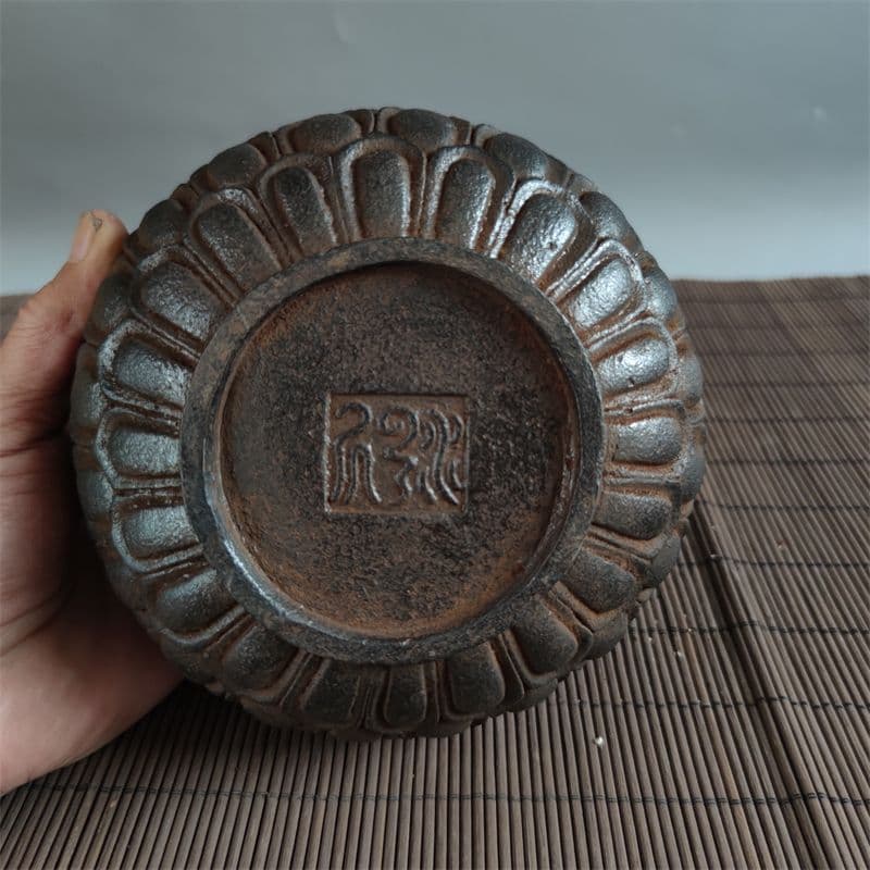 鉄製 灯篭香薫 香炉 香道具 装飾品 工芸品 美術品 置物｜鉄製