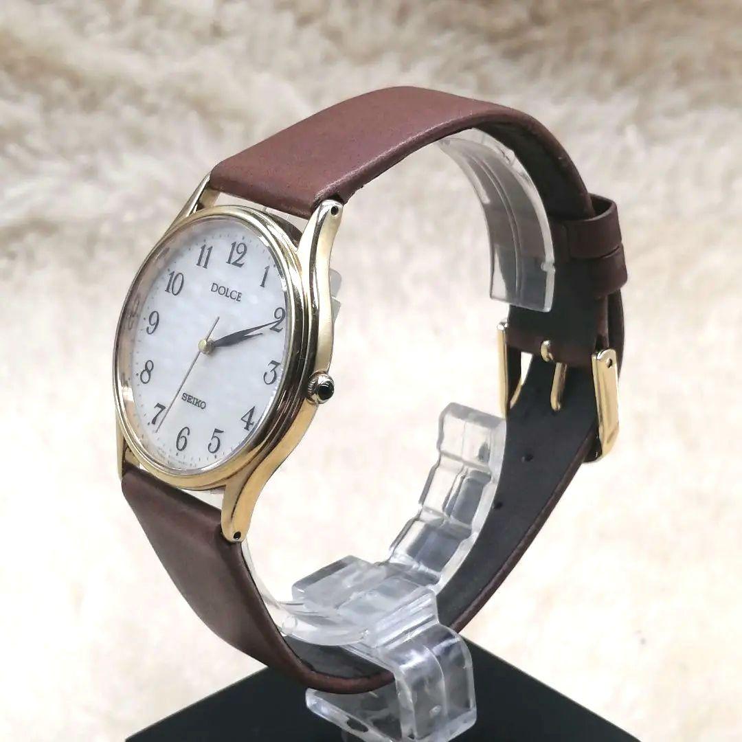 【美品】SEIKO DOLCE 8N41-6060 クォーツ腕時計