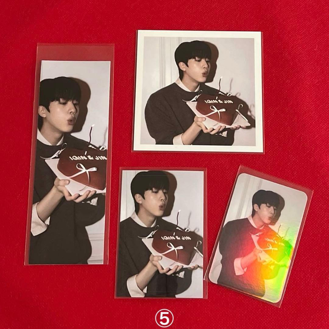 BTS ロングステッカー・ブックマーク・ホログラム両面フォトカード等♡Jin