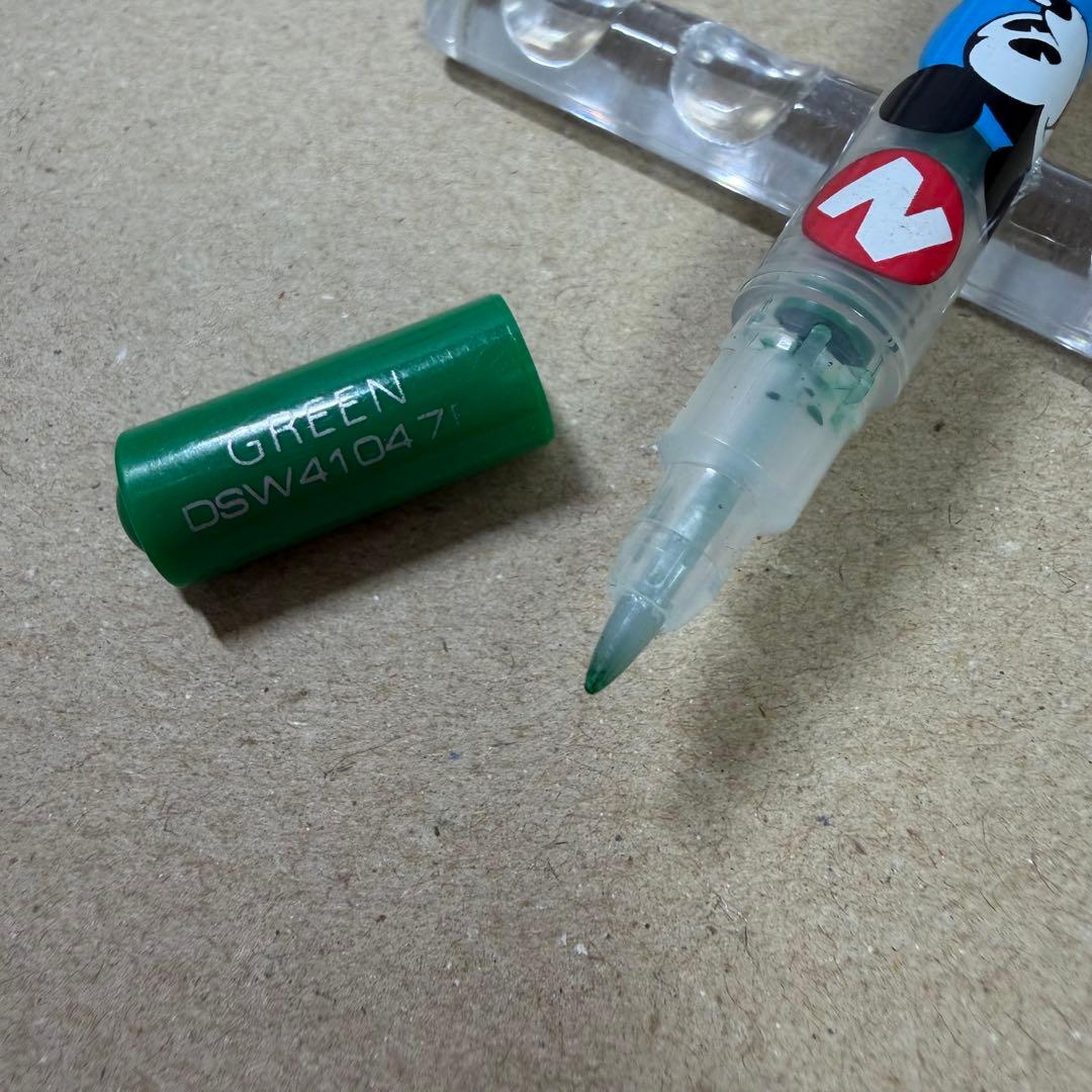 廃盤 ぺんてる カラーペン グリーン 慶弔 パーソンズ ディズニー ペン