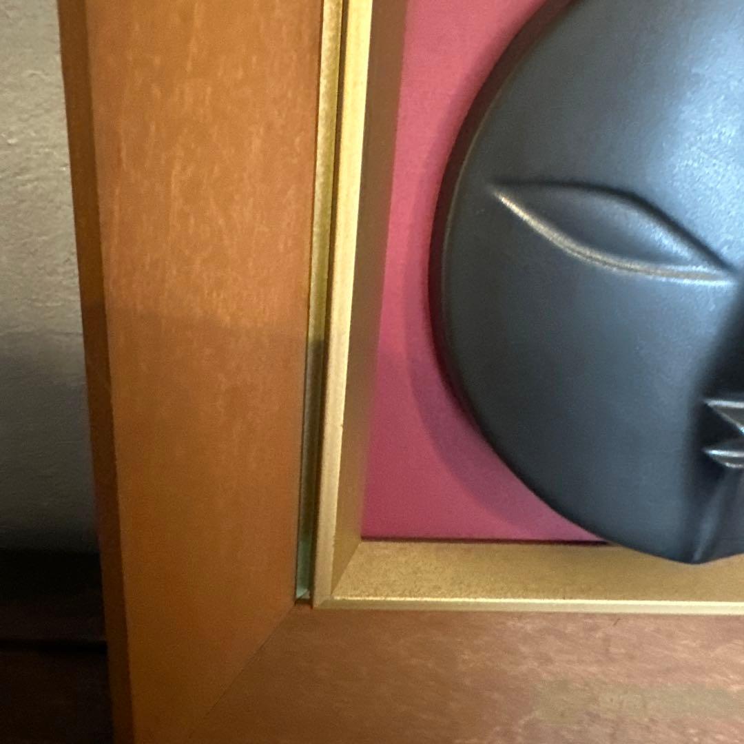 お値下げ❣️当時物万博岡本太郎 太陽の塔過去の顔信楽レリーフ希少品