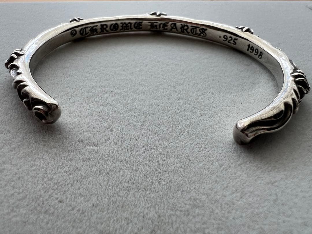 鑑定済み　Chrome hearts SBTバングル