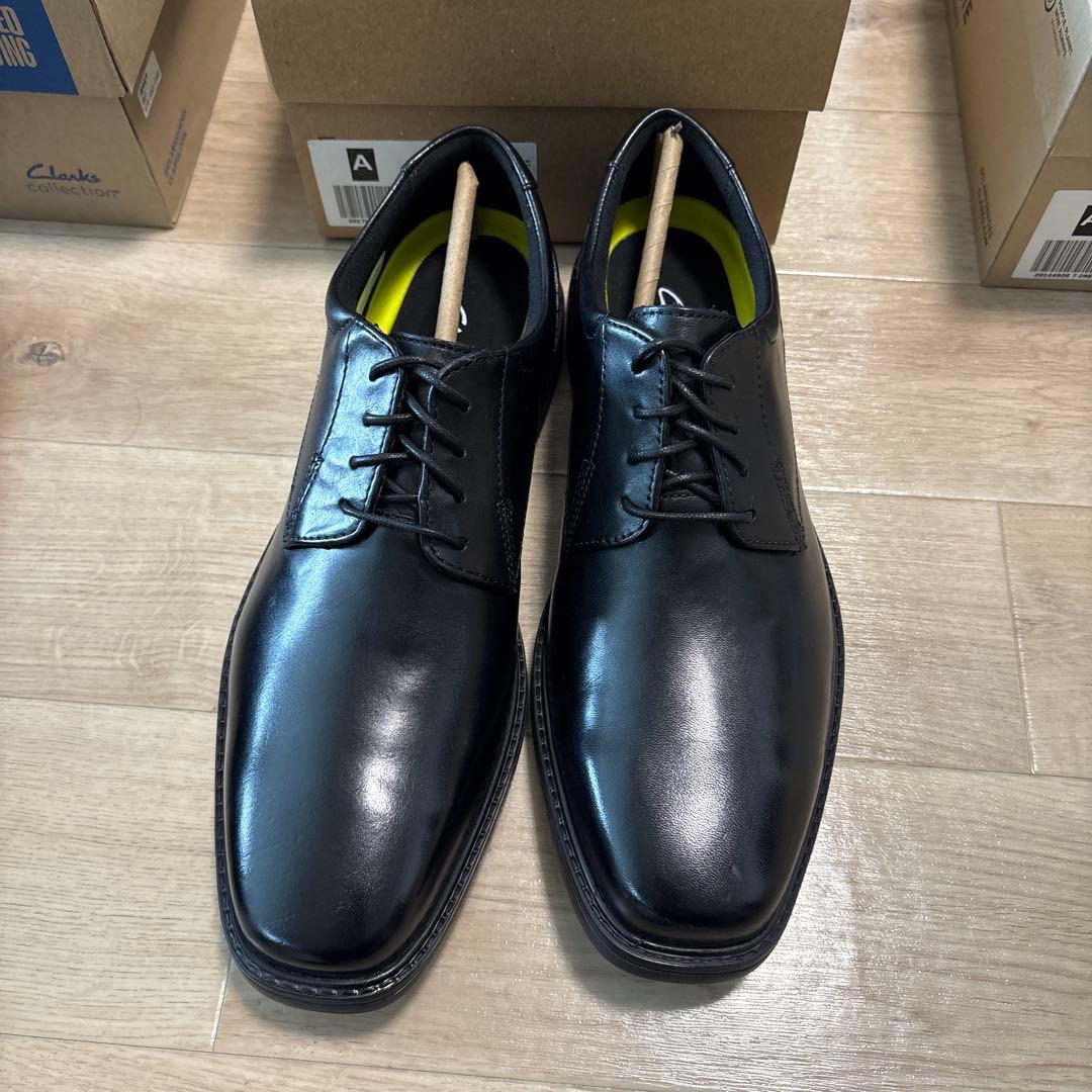 クラークス　Clarks ビジネスシューズ　3足セット　ブラック　28cm