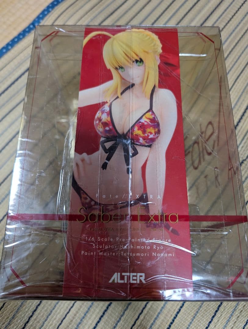 新品未開封 Fate/EXTRA セイバーエクストラ 水着Ver. 1/6 中古】開封