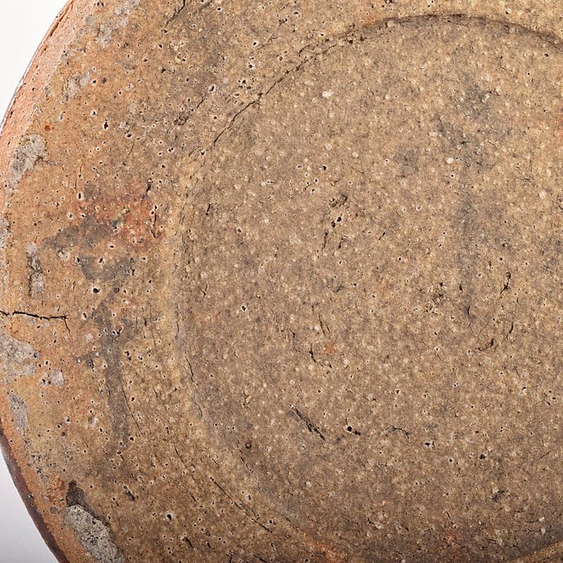 茶道具　古瀬戸　江戸初期　口禿手　一重口水指　澤田常安極め箱　M　R7571