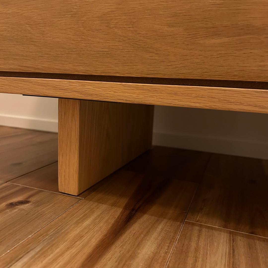 無印良品】 テレビボード AVボード テレビ台 オーク材 廃盤 幅150cm