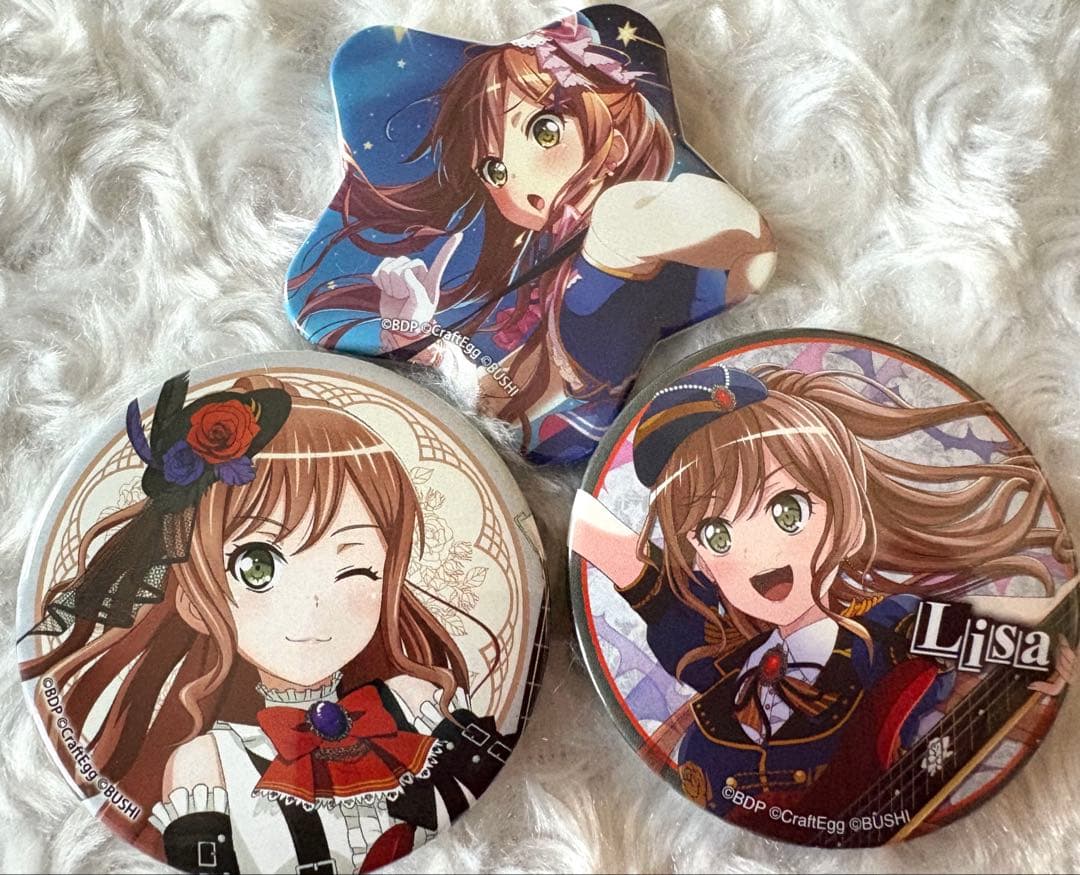 BanG Dream! バンドリ Roselia 今井リサ 缶バッジ バンドリ BanG Dream