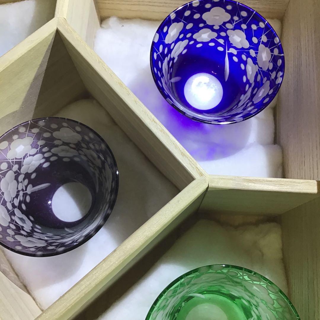 江戸切子酒器 江戸ギヤマン彫刻師津田学歩 - メルカリ