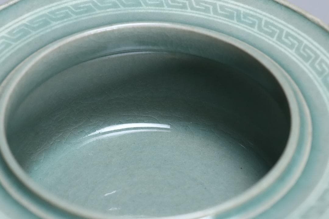 高麗青磁 柳海剛(根瀅) 造 龍型香炉 朝鮮古美術／骨董品【正一古美術