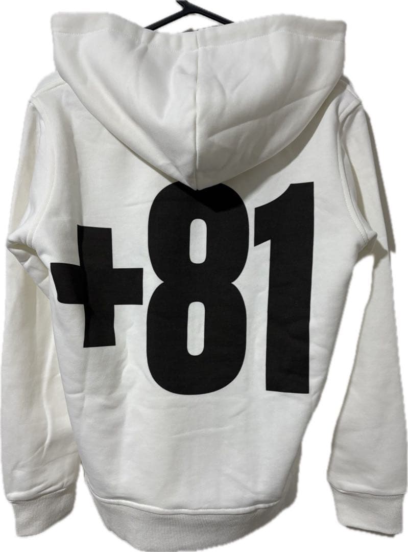 jarmy maiko ジップパーカー　白