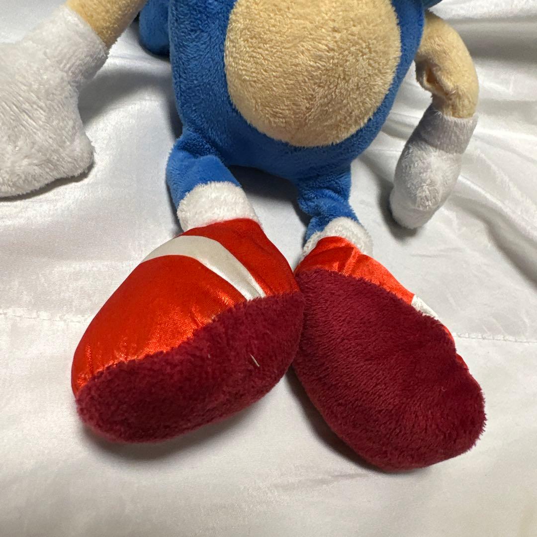希少　ソニック ザ ヘッジホッグ SONIC 足裏赤　ナイロン　30cm