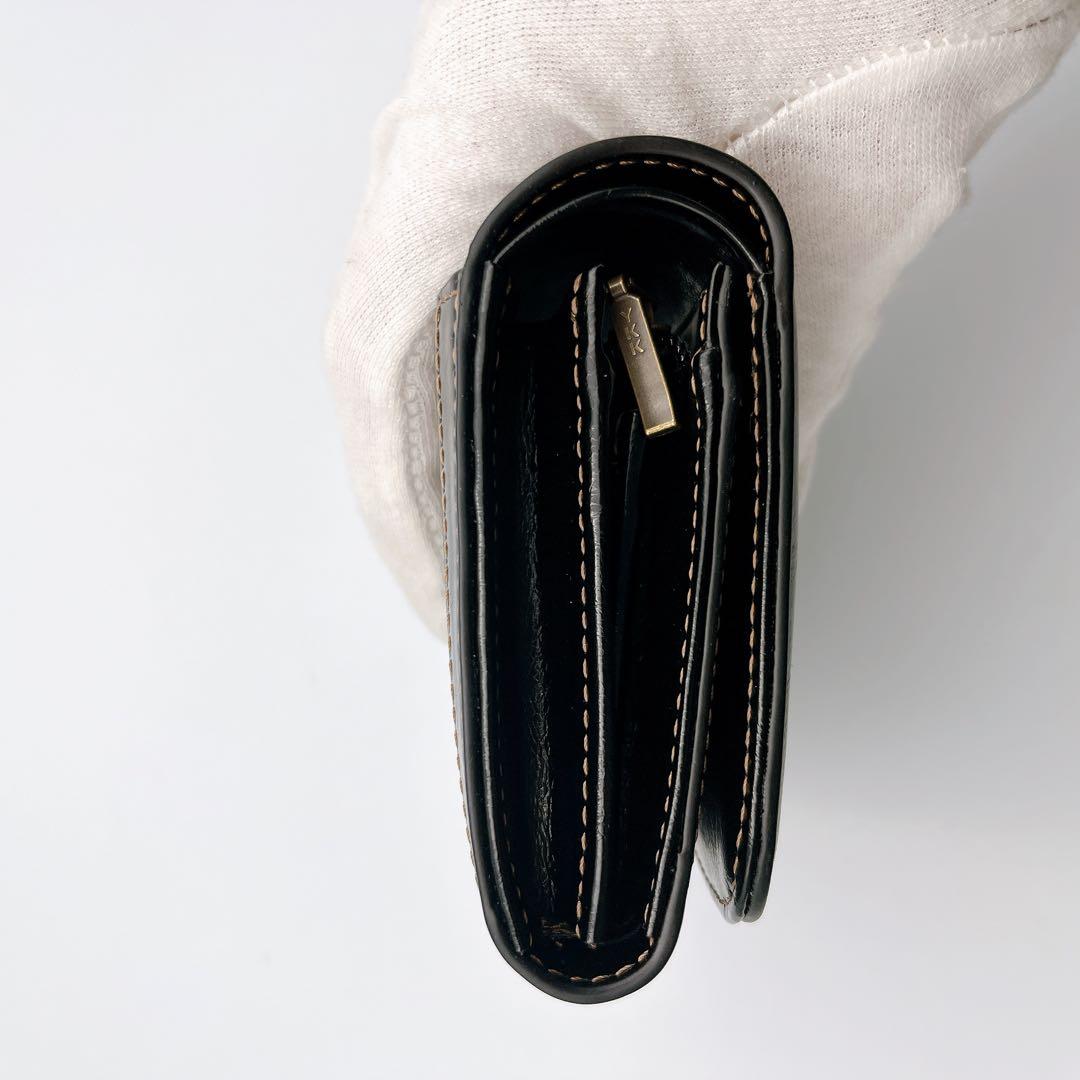 極美品✨ANNA SUI アナスイ 財布 二つ折り財布 ブラック/ゴールド