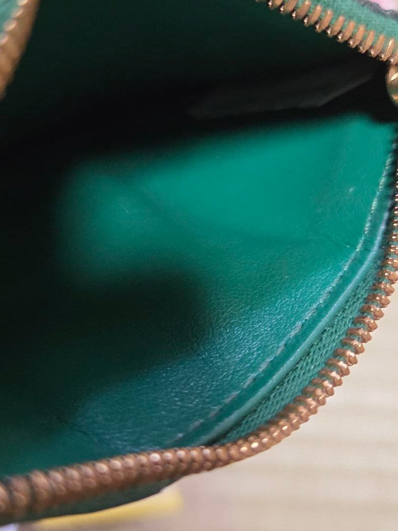 ボッテガヴェネタ　カセット　イントレチャート　グリーン　ケース