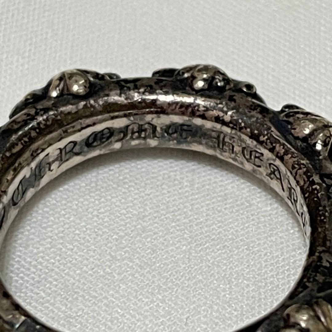 CHROME HEARTS CROSS BAND RING 16号