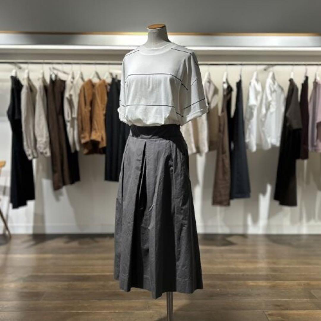 パンツ MARGARETHOWELL 24SS WASHED COTTON POPLIN