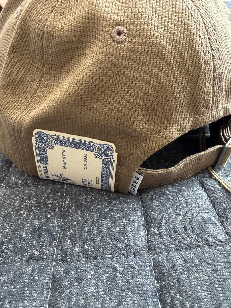 H.W.DOG & CO. ベージュレザーキャップ ONEサイズ