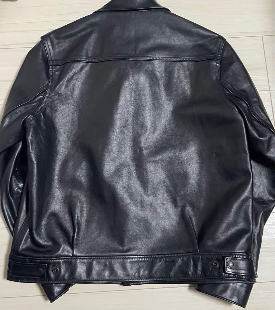 ☆アメリカ製 Schott☆メンズ XL 42 ネイキッドカウレザ120US