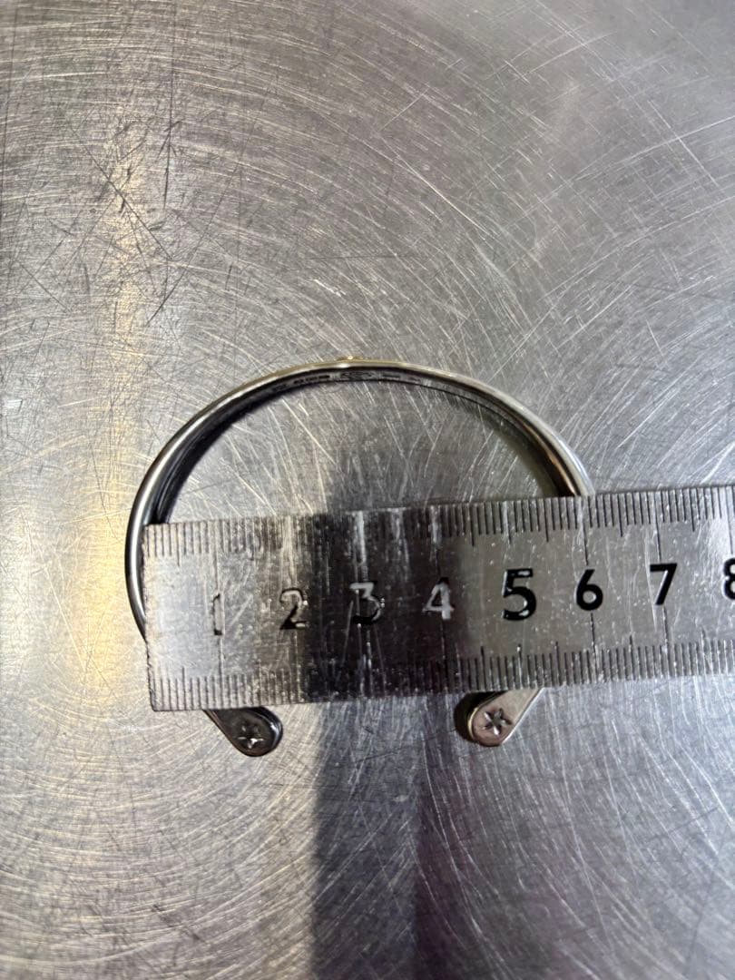 amp japan（アンプジャパン）バングル シルバーメンズスマイル ニコちゃん