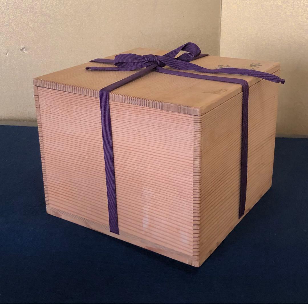 《レ》染付鳥 筥 菓子器 食籠 永楽紘一 永楽善五郎 共箱 251110う5