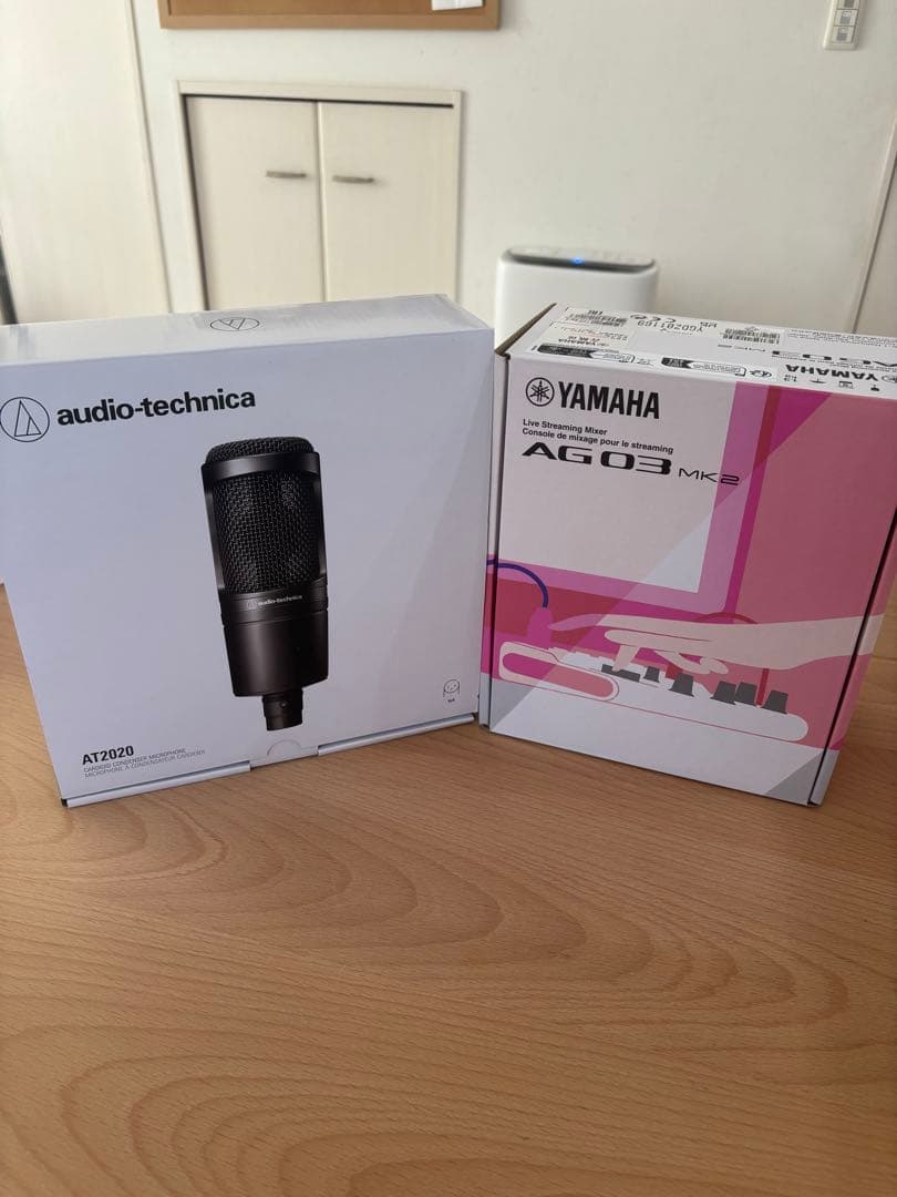 YAMAHA AG03 MK2 オーディオテクニカAT2020 セット - メルカリ
