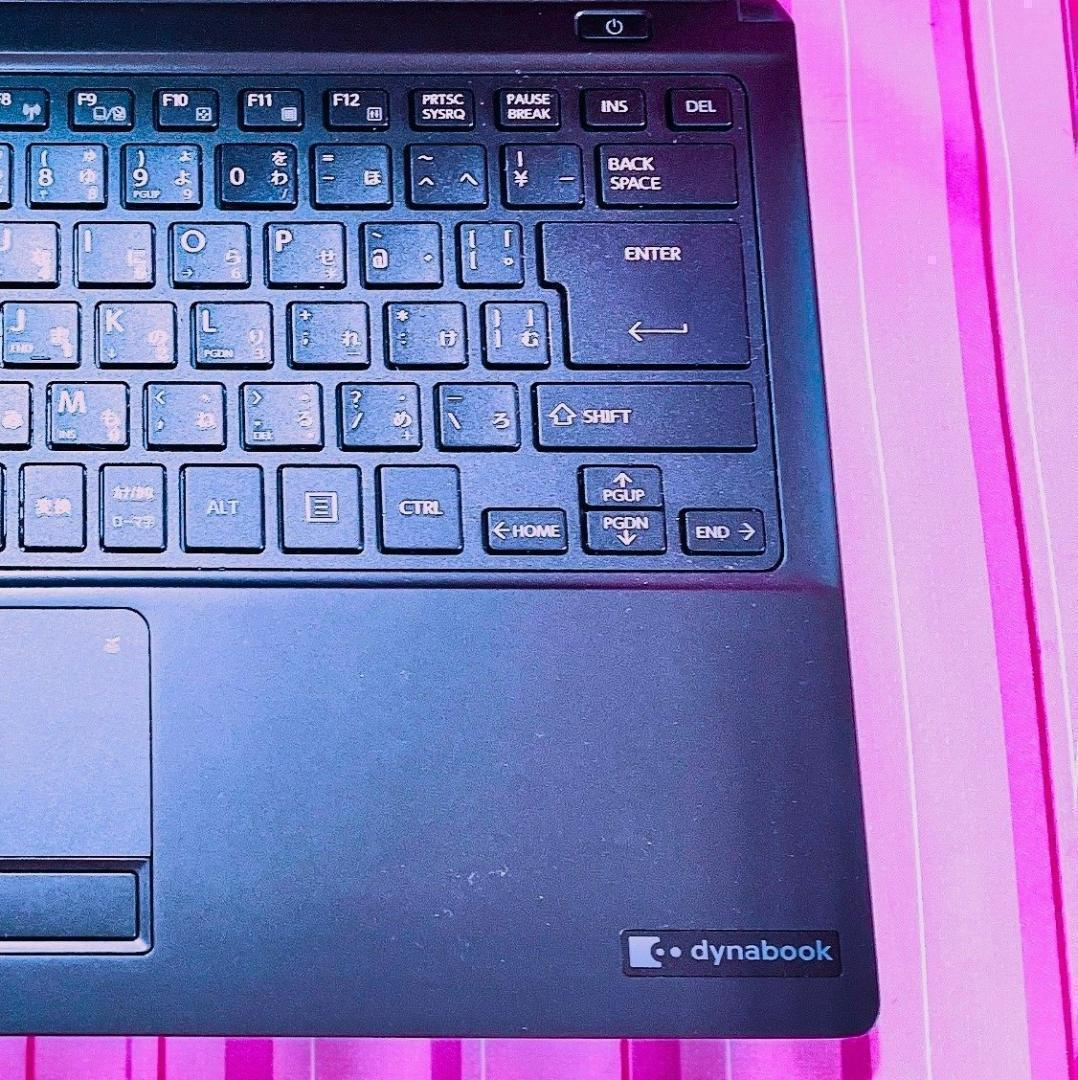 34良品✨TOSHIBA・小型・SSD・メモリ16・Win11✨東芝黒ノートPC