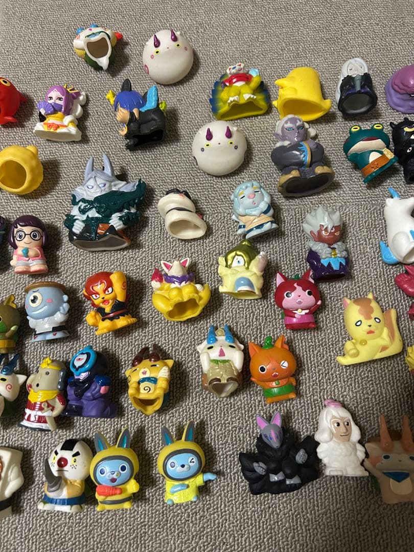 妖怪ウォッチ　指人形まとめ売り　ソフビ