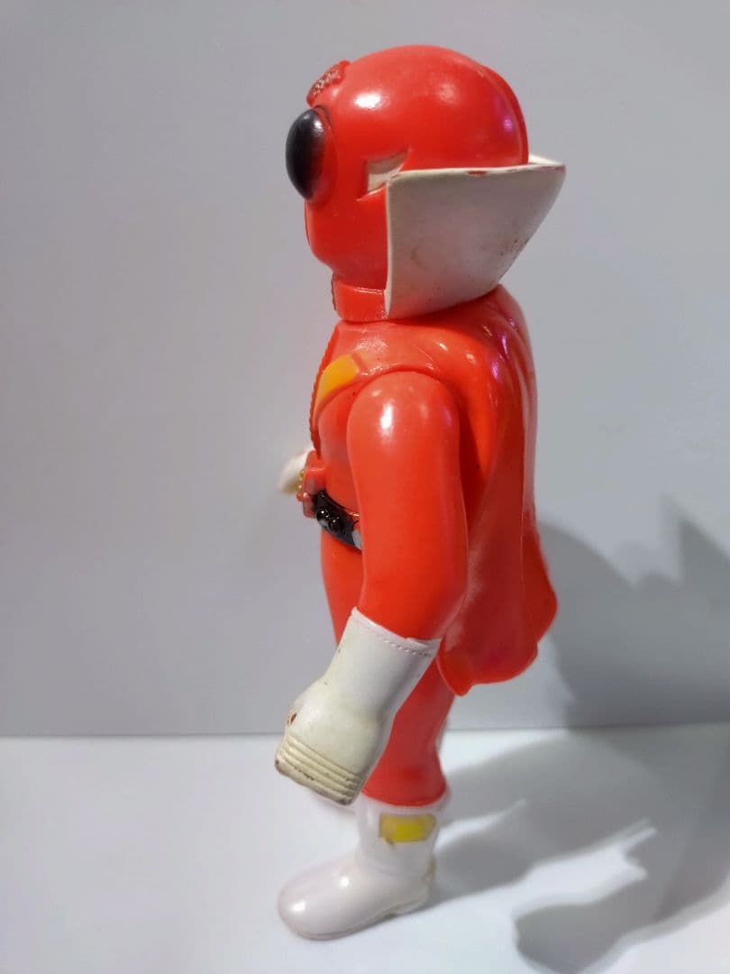 ポピー☆秘密戦隊ゴレンジャー☆アカレンジャー☆1970年代の希少ソフビフィギュア