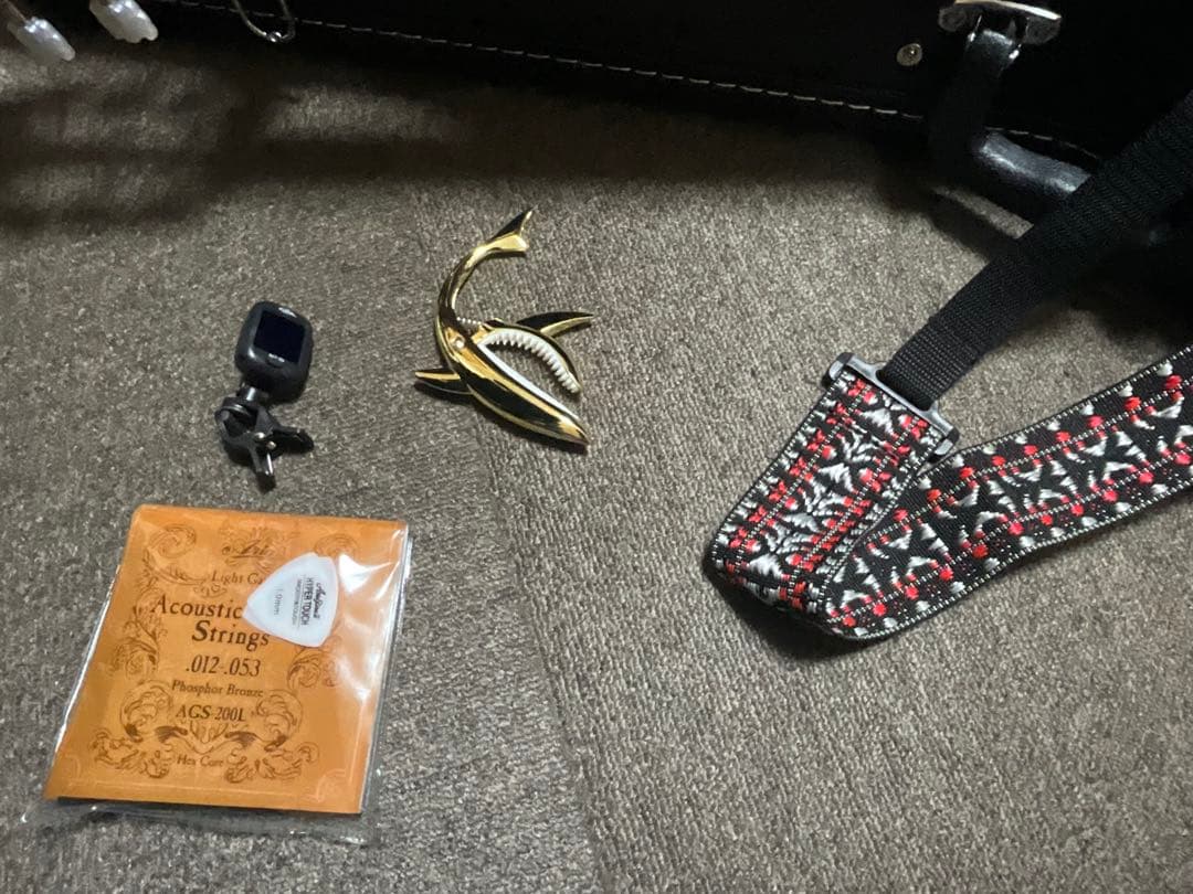 6弦 ギターバンジョー 5点セットケース付き【美品】